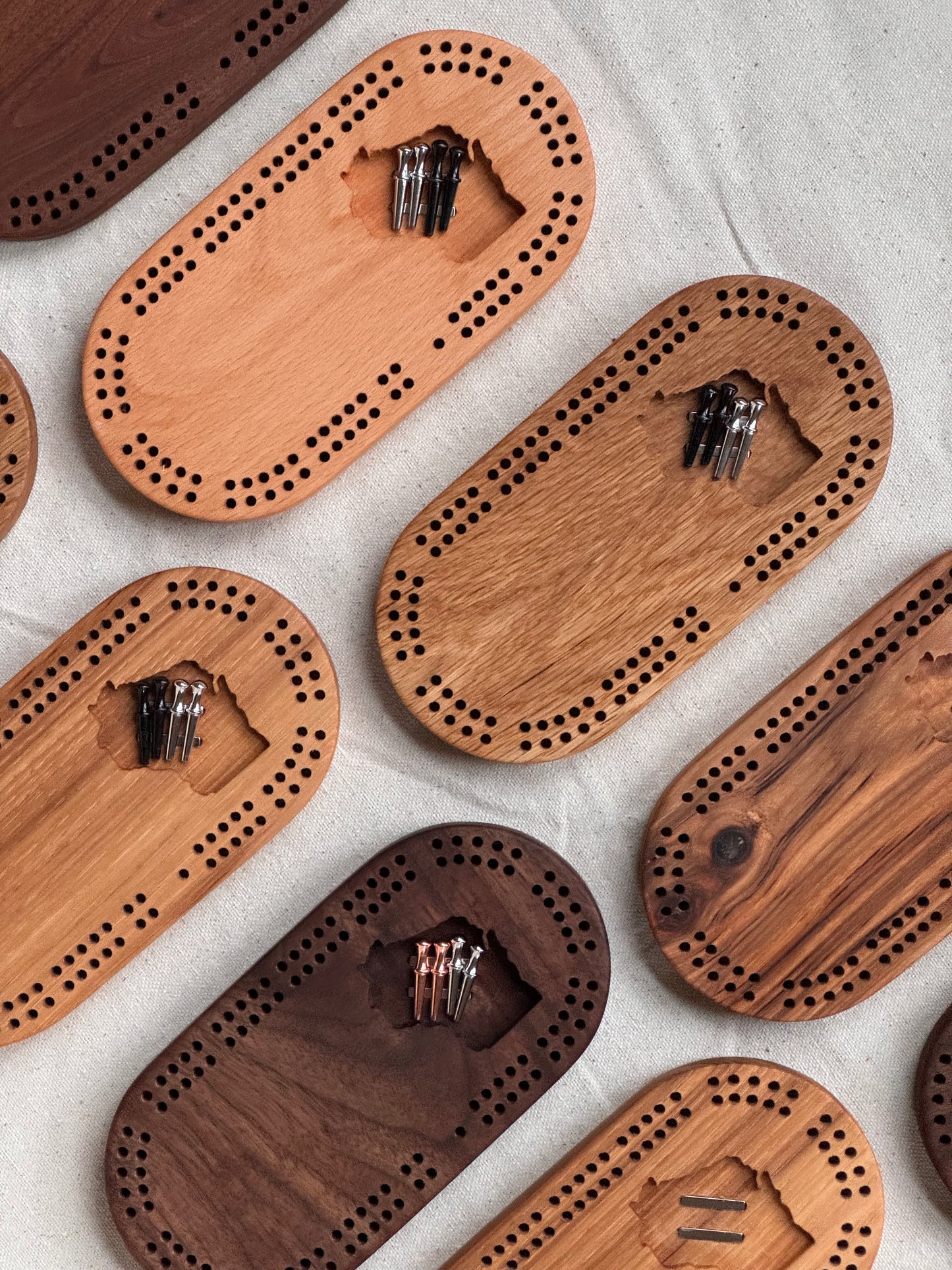 Wisconsin Travel Cribbage Board