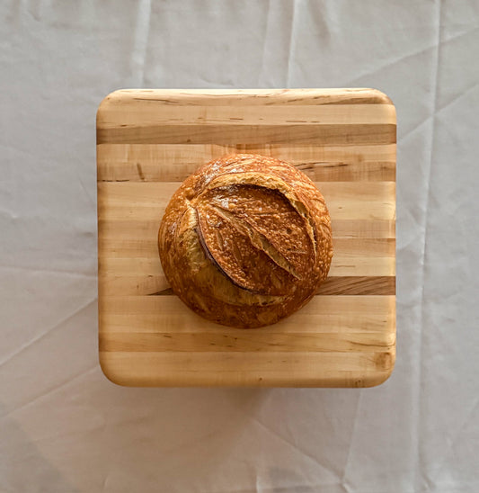 Square Butcher Block Style Cutting Board