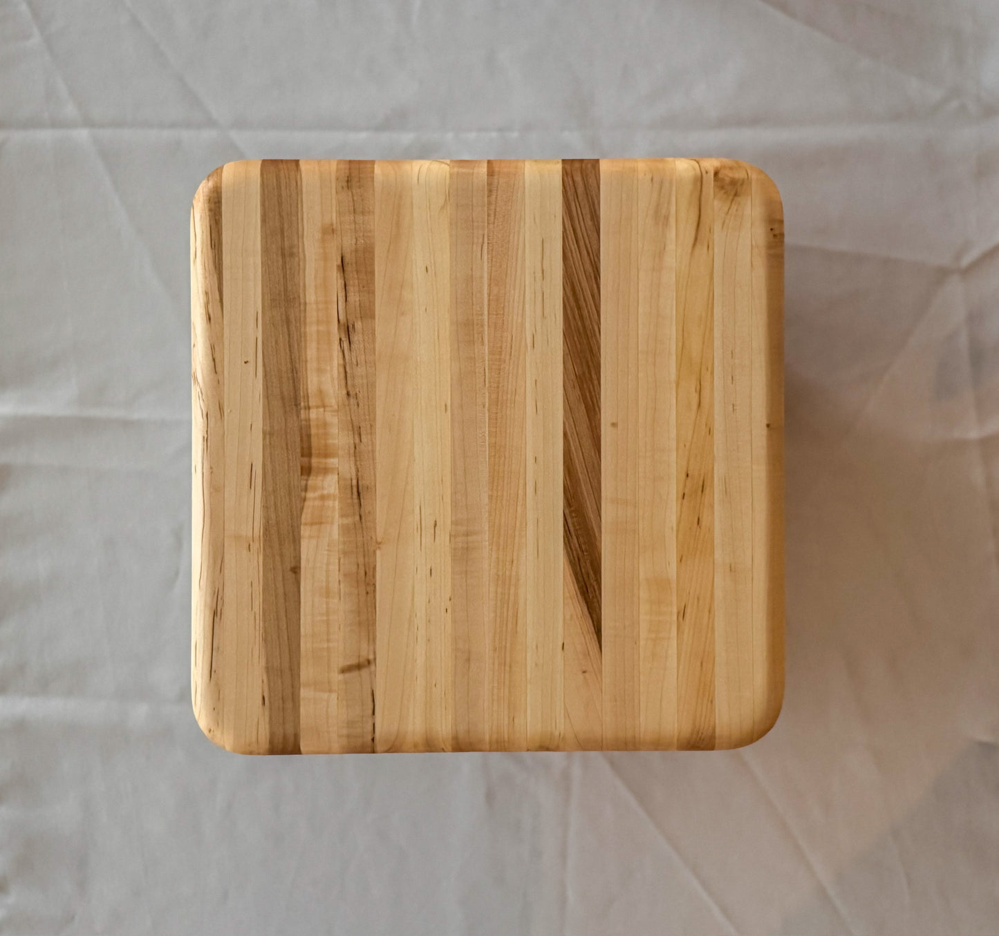 Square Butcher Block Style Cutting Board