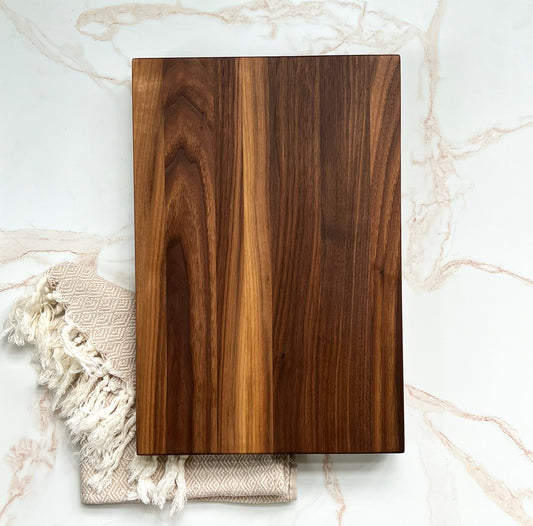 Beautiful large walnut butcher block style cutting board